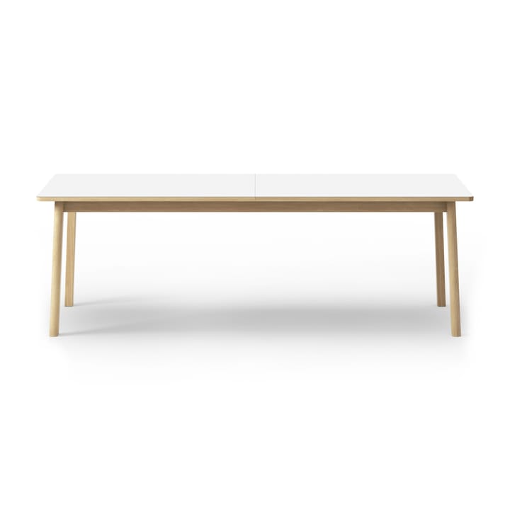 Ana τραπεζαρία 220-320x95 cm - Nanolaminat λευκό-σαπουνισμένη δρυς - Fredericia Furniture