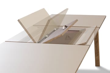 Ana τραπεζαρία 220-320x95 cm - Nanolaminat λευκό-σαπουνισμένη δρυς - Fredericia Furniture