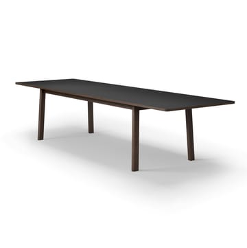 Ana τραπεζαρία 220-320x95 cm - Nanolaminat μαύρο-καπνισμένη δρυς - Fredericia Furniture