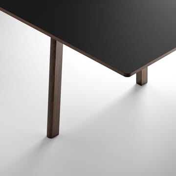 Ana τραπεζαρία 220-320x95 cm - Nanolaminat μαύρο-καπνισμένη δρυς - Fredericia Furniture