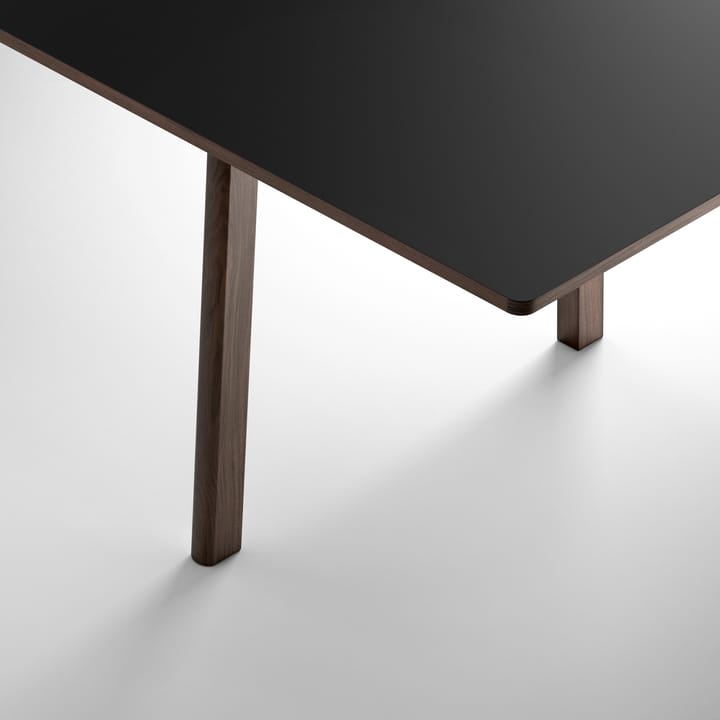 Ana τραπεζαρία 220-320x95 cm, Nanolaminat μαύρο-καπνισμένη δρυς Fredericia Furniture