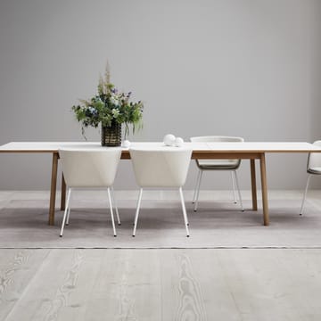 Ana τραπεζαρία 220-320x95 cm - Nanolaminat λευκό-σαπουνισμένη δρυς - Fredericia Furniture