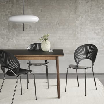 Ana τραπεζαρία 220-320x95 cm - Nanolaminat μαύρο-καπνισμένη δρυς - Fredericia Furniture