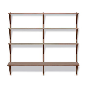 BM29 ράφι με γραφείο 149x134 cm - Walnut lacquer - Fredericia Furniture