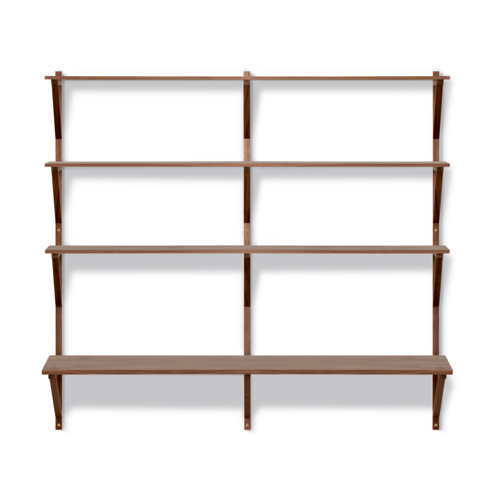 BM29 ράφι με γραφείο 149x134 cm, Walnut lacquer Fredericia Furniture