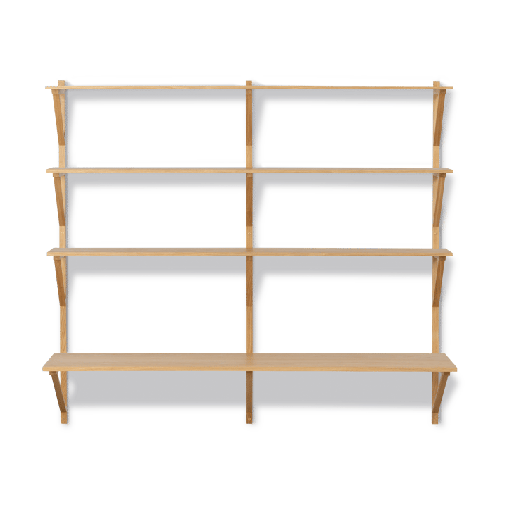 BM29 ράφι με γραφείο 149x134 cm, Δρυς λούστρο Fredericia Furniture