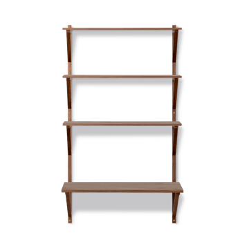 BM29 ράφι με γραφείο 78x134 cm - Walnut lacquer - Fredericia Furniture
