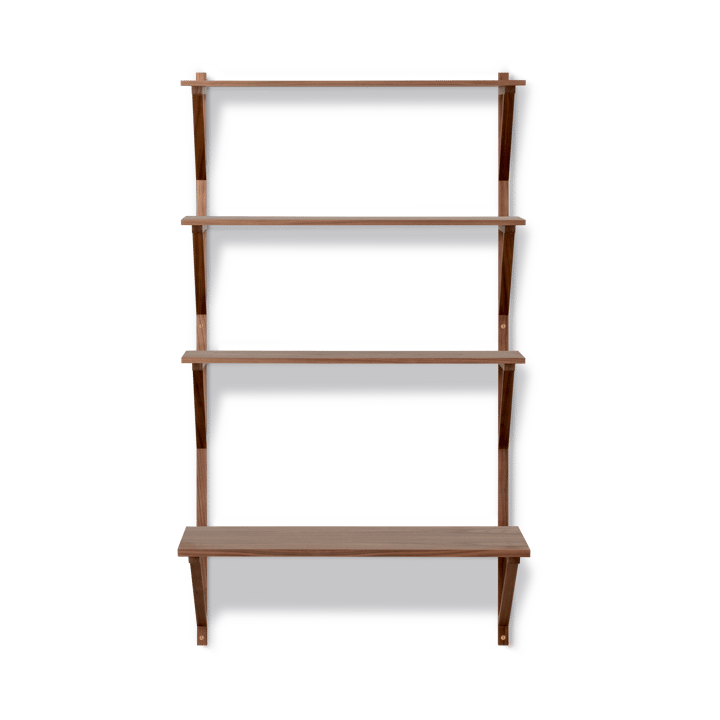 BM29 ράφι με γραφείο 78x134 cm, Walnut lacquer Fredericia Furniture