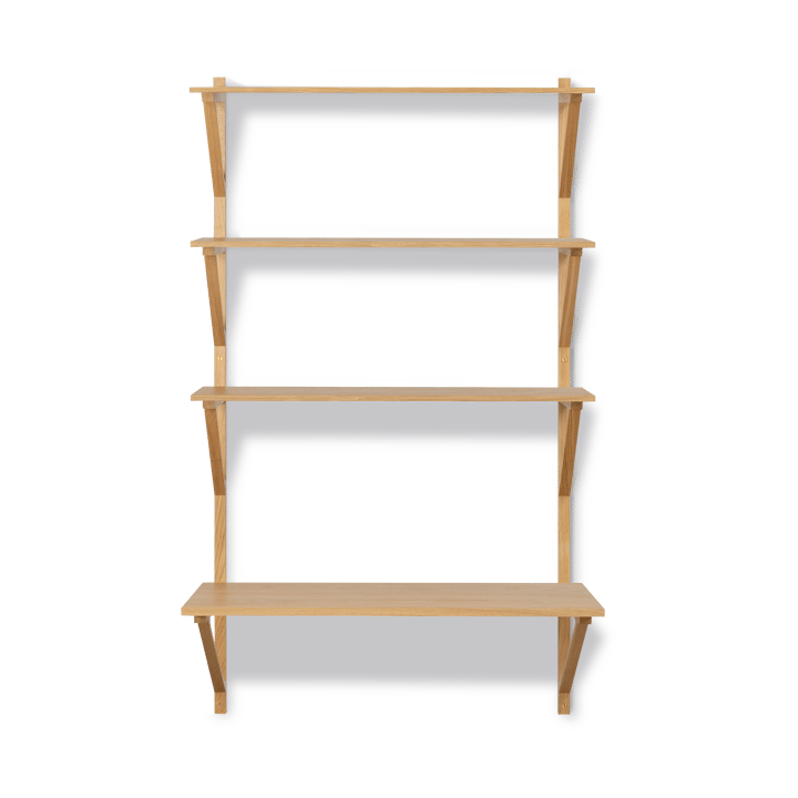 BM29 ράφι με γραφείο 78x134 cm, Δρυς λούστρο Fredericia Furniture