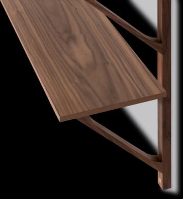 BM29 ράφι 78x61 cm - Walnut lacquer - Fredericia Furniture