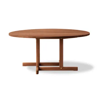 BM80 Mogensen Coffee Table τραπεζάκι σαλονιού Ø120 cm - Καπνισμένη λαδωμένη δρυς - Fredericia Furniture