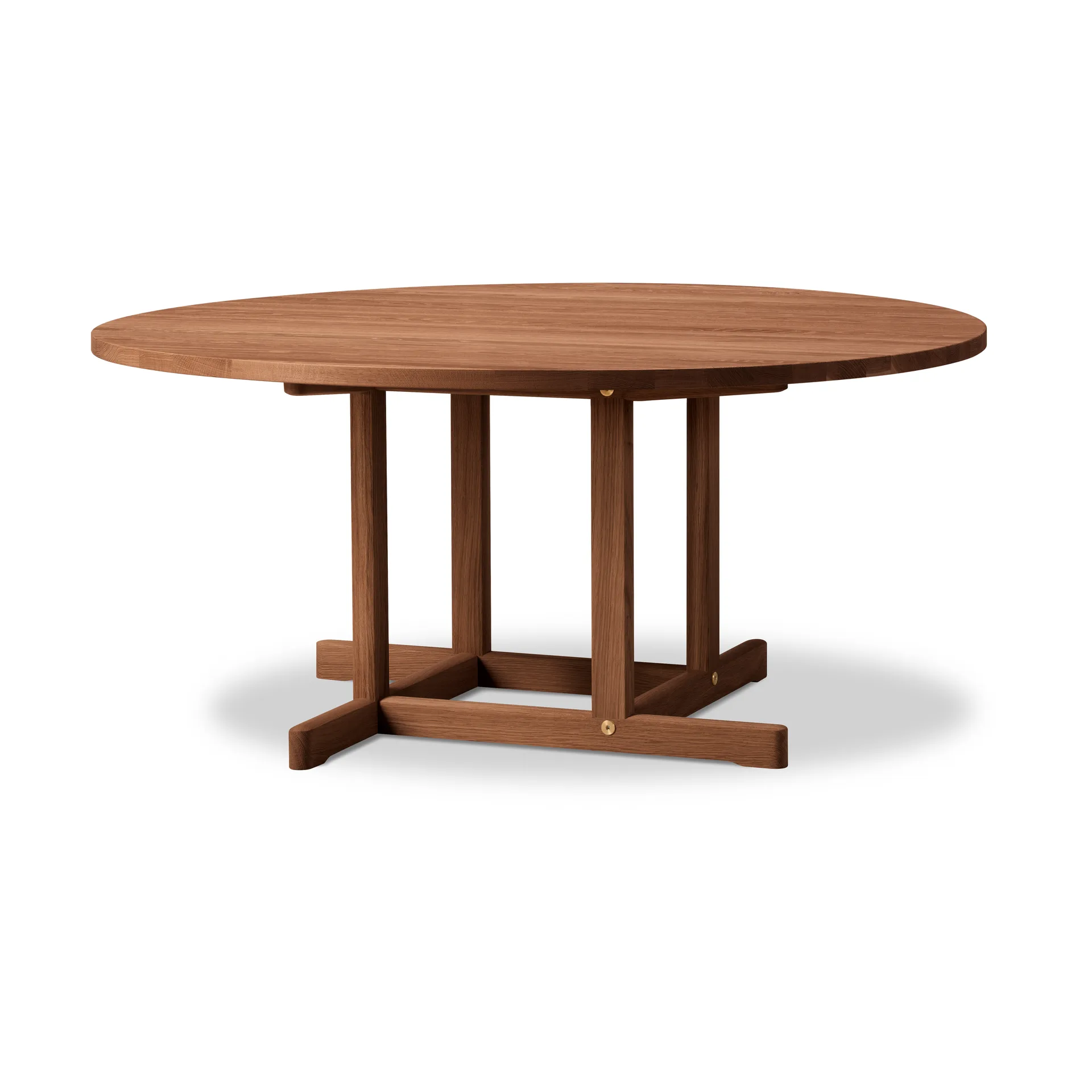 BM80 Mogensen Coffee Table τραπεζάκι σαλονιού Ø120 cm, Καπνισμένη λαδωμένη δρυς Fredericia Furniture