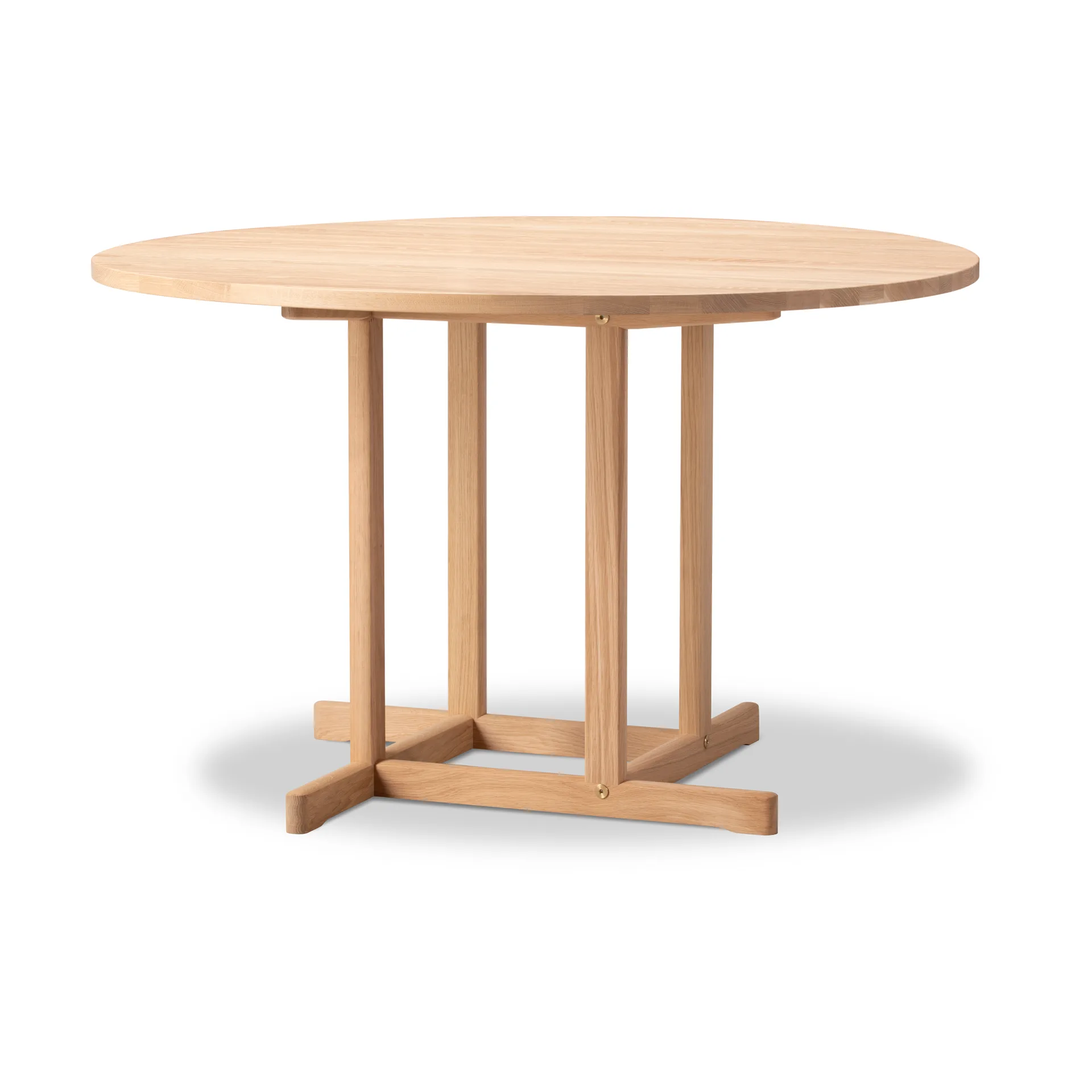 BM80 Mogensen Shaker Table τραπέζι Ø120 cm, Ανοιχτόχρωμη λαδωμένη δρυς Fredericia Furniture