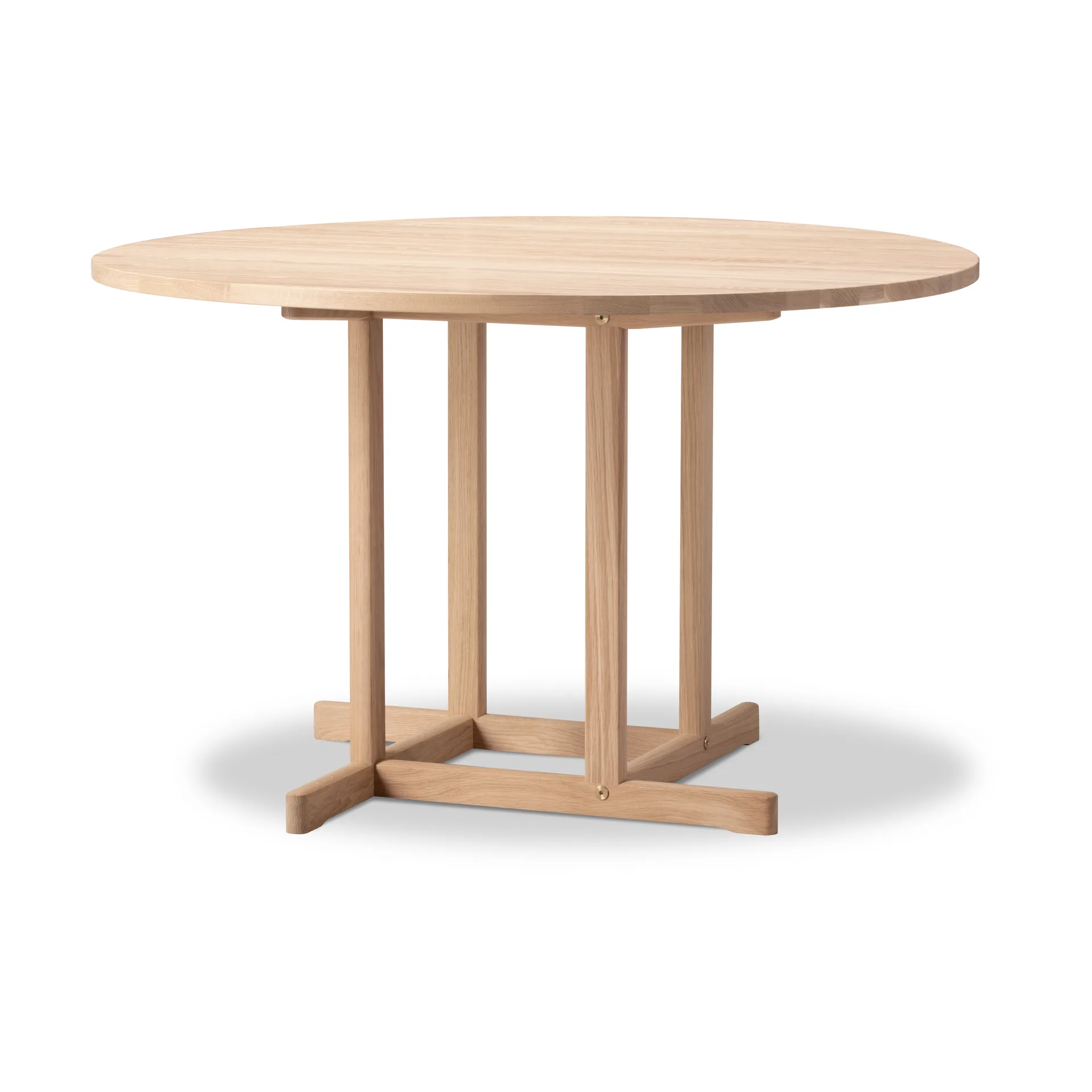 BM80 Mogensen Shaker Table τραπέζι Ø120 cm, Σαπωνοποιημένη δρυς Fredericia Furniture