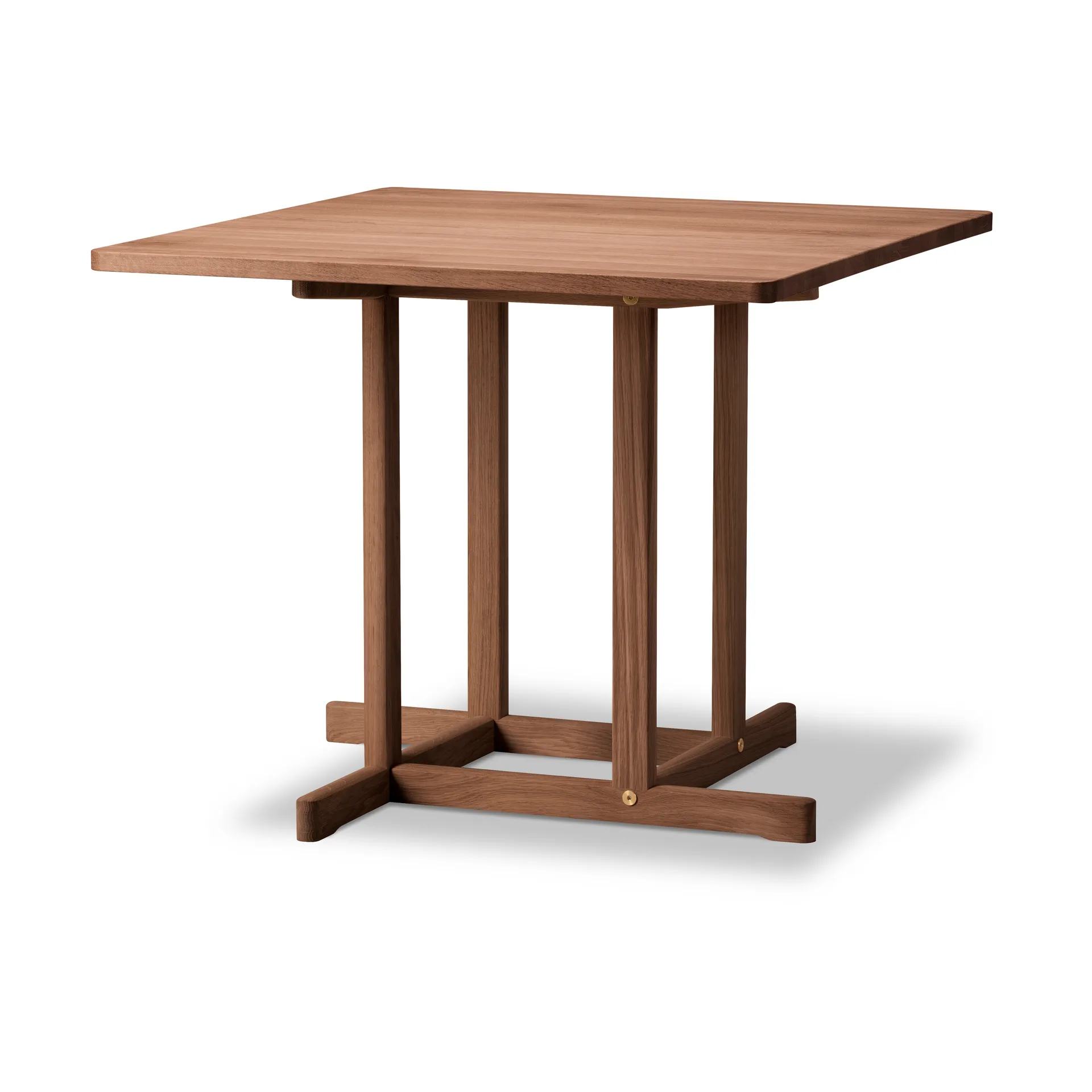 BM80 Mogensen Shaker Table τραπέζι 90x90 cm, Καπνισμένη λαδωμένη δρυς Fredericia Furniture