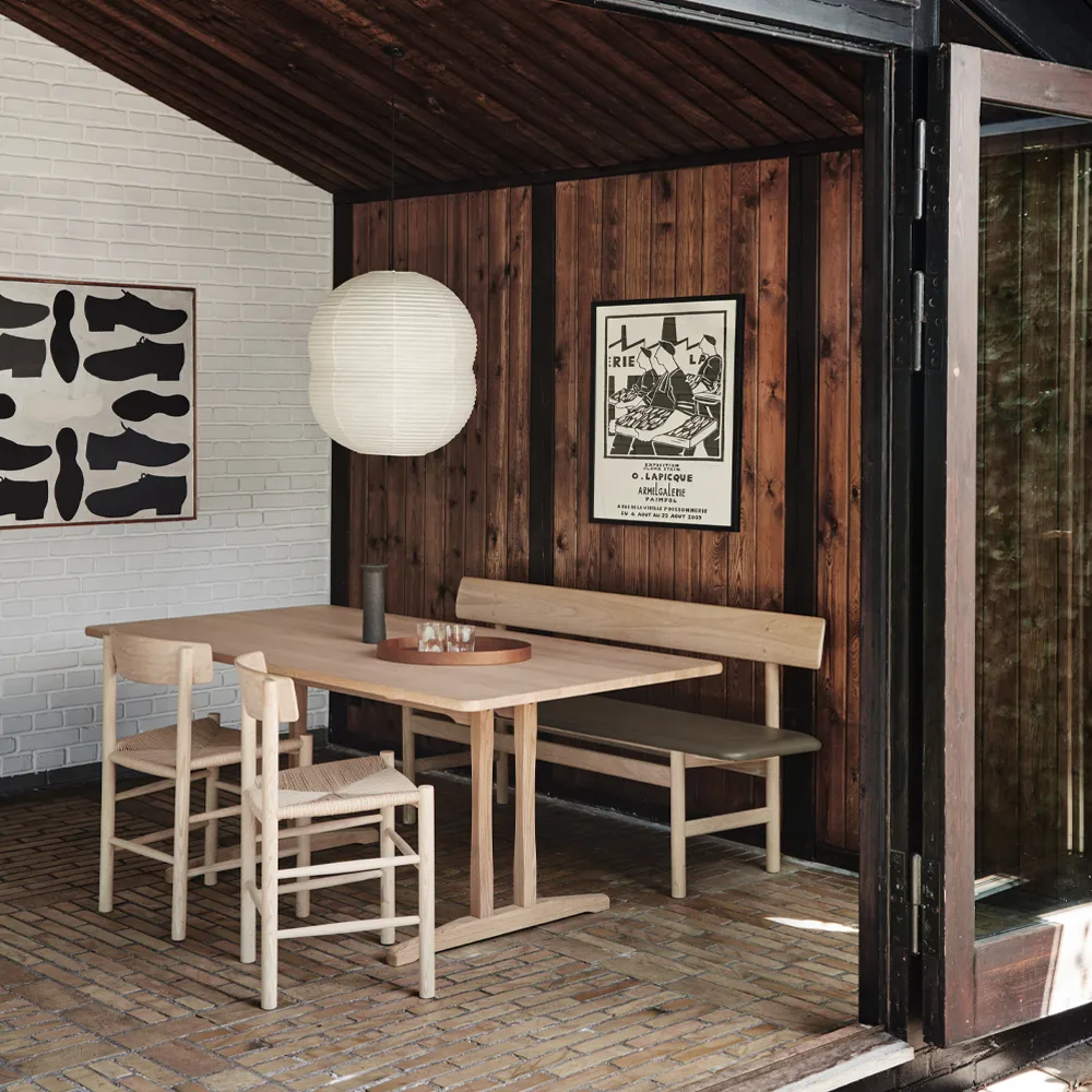 C18 Shaker τραπεζαρία , Σαπουνισμένη δρυς, 220x90 εκ. Fredericia Furniture