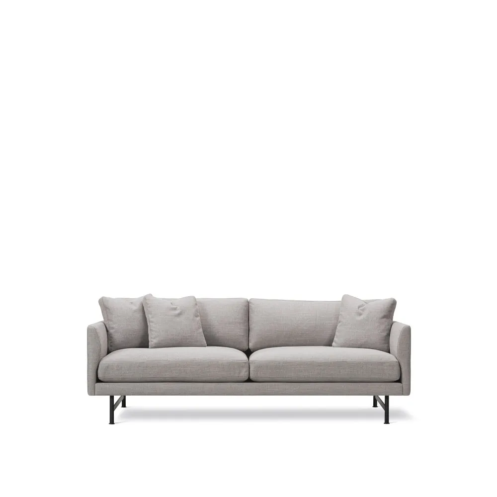 Calmo 5622 καναπές 2-θέσιος, Sunniva 717-μαύρο μέταλλο Fredericia Furniture