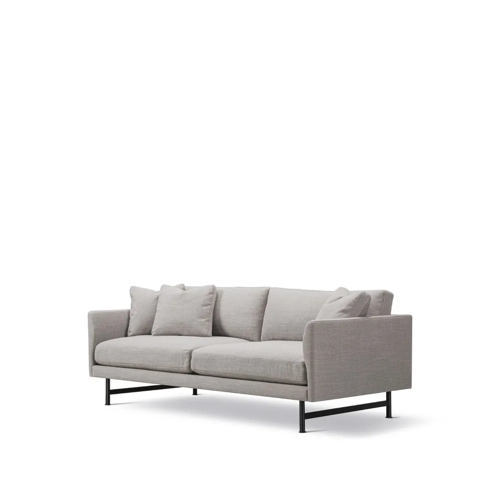 Calmo 5622 καναπές 2-θέσιος, Sunniva 717-μαύρο μέταλλο Fredericia Furniture