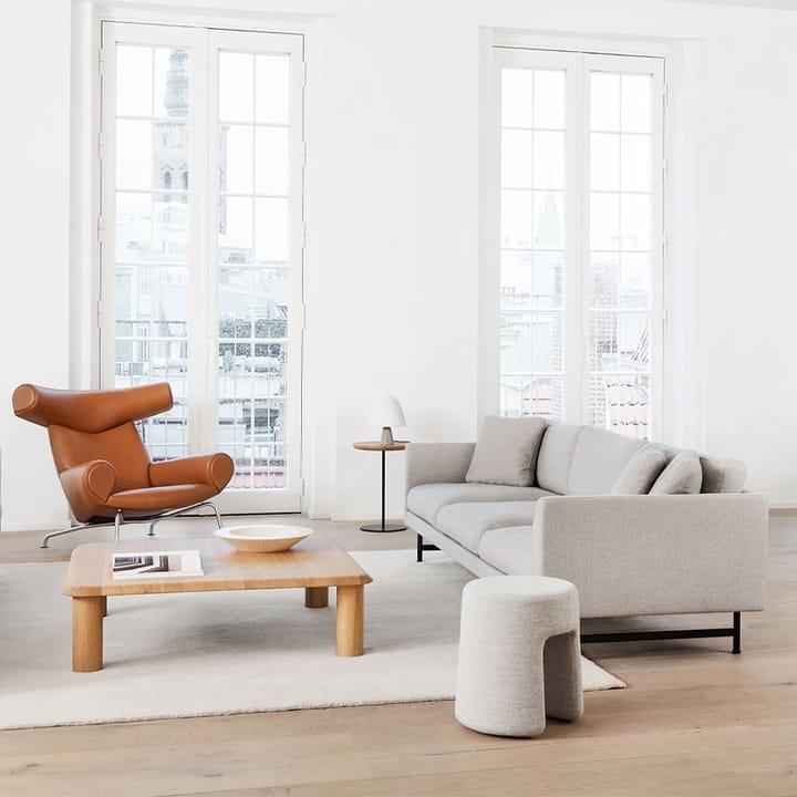 Calmo 5623 καναπές, Sunniva 242-μαύρο μέταλλο Fredericia Furniture