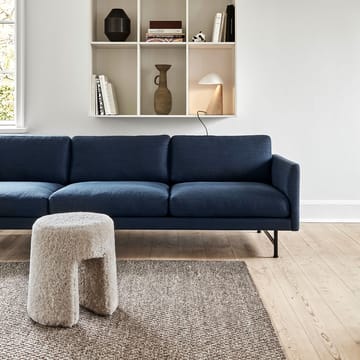 Calmo 5623 καναπές - Sunniva 783-μαύ�ρο μέταλλο - Fredericia Furniture