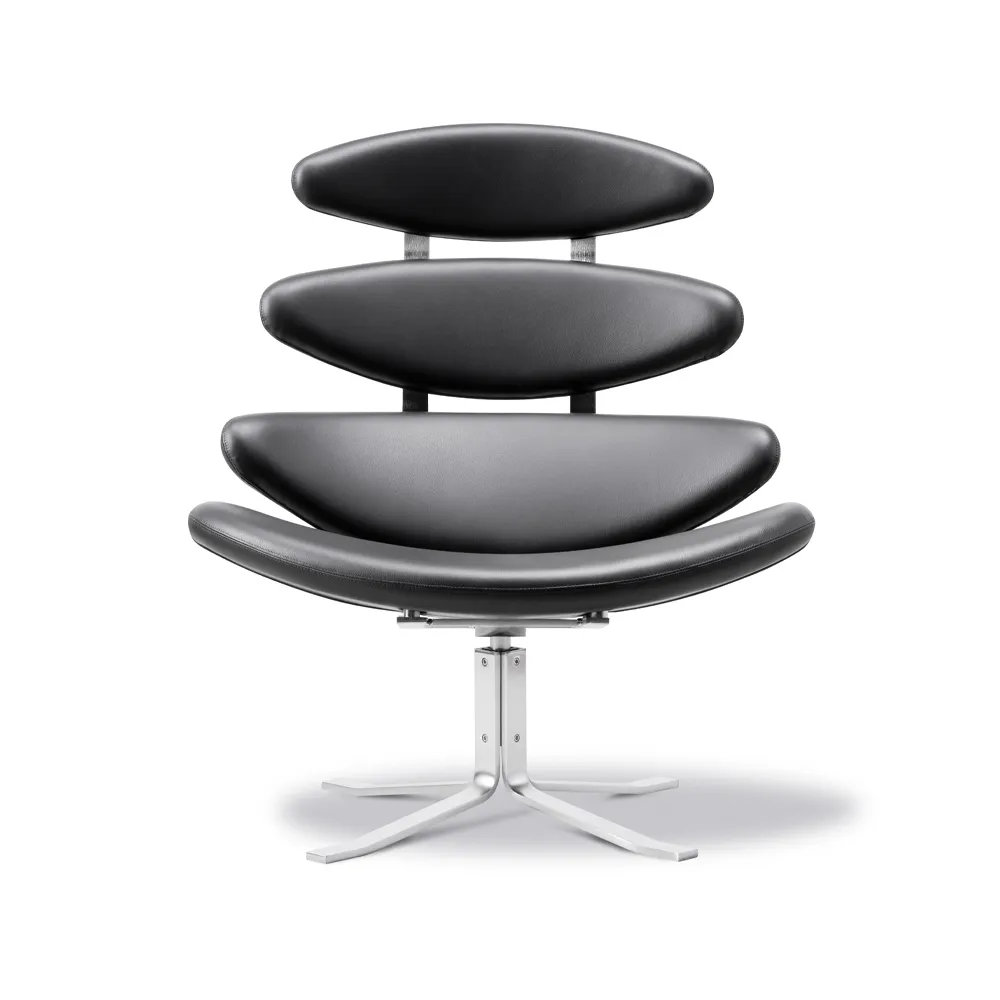 Corona πολυθρόνα, Δερμάτινο Omni 301-χρωματιστός σκελετός Fredericia Furniture