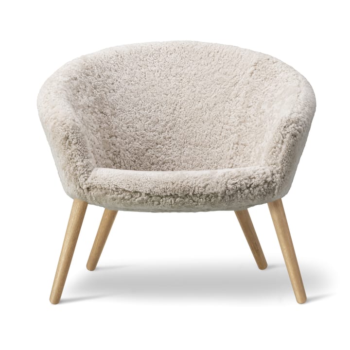 Ditzel πολυθρόνα lounge από δέρμα προβάτου - Moonlight-dry - Fredericia Furniture