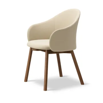 Gomo Armchair πολυθρόνα ξύλινη βάση - Mylla 221-λακαρισμένη δρυς με καπνισμένη βαφή - Fredericia Furniture