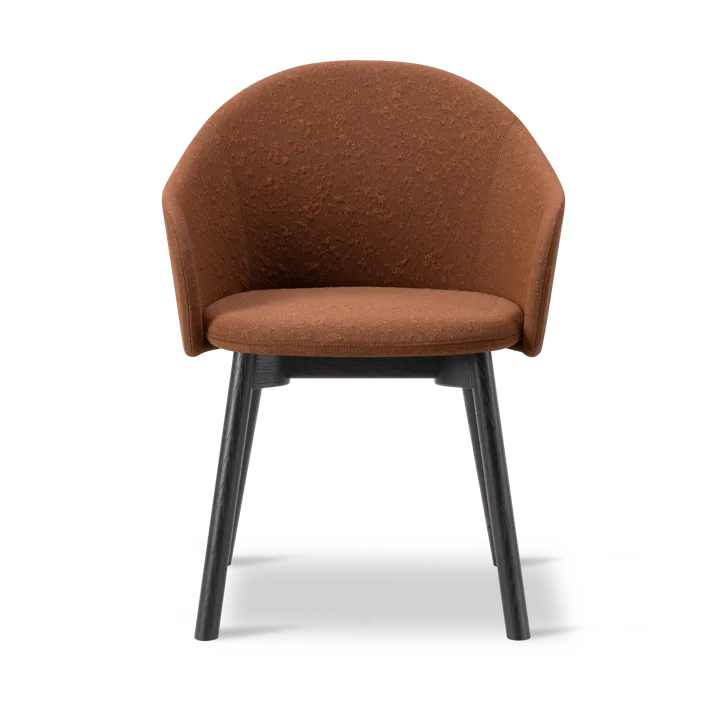 Gomo Armchair πολυθρόνα ξύλινη βάση - Myr 362-μαύρη λακαρισμένη δρυς - Fredericia Furniture