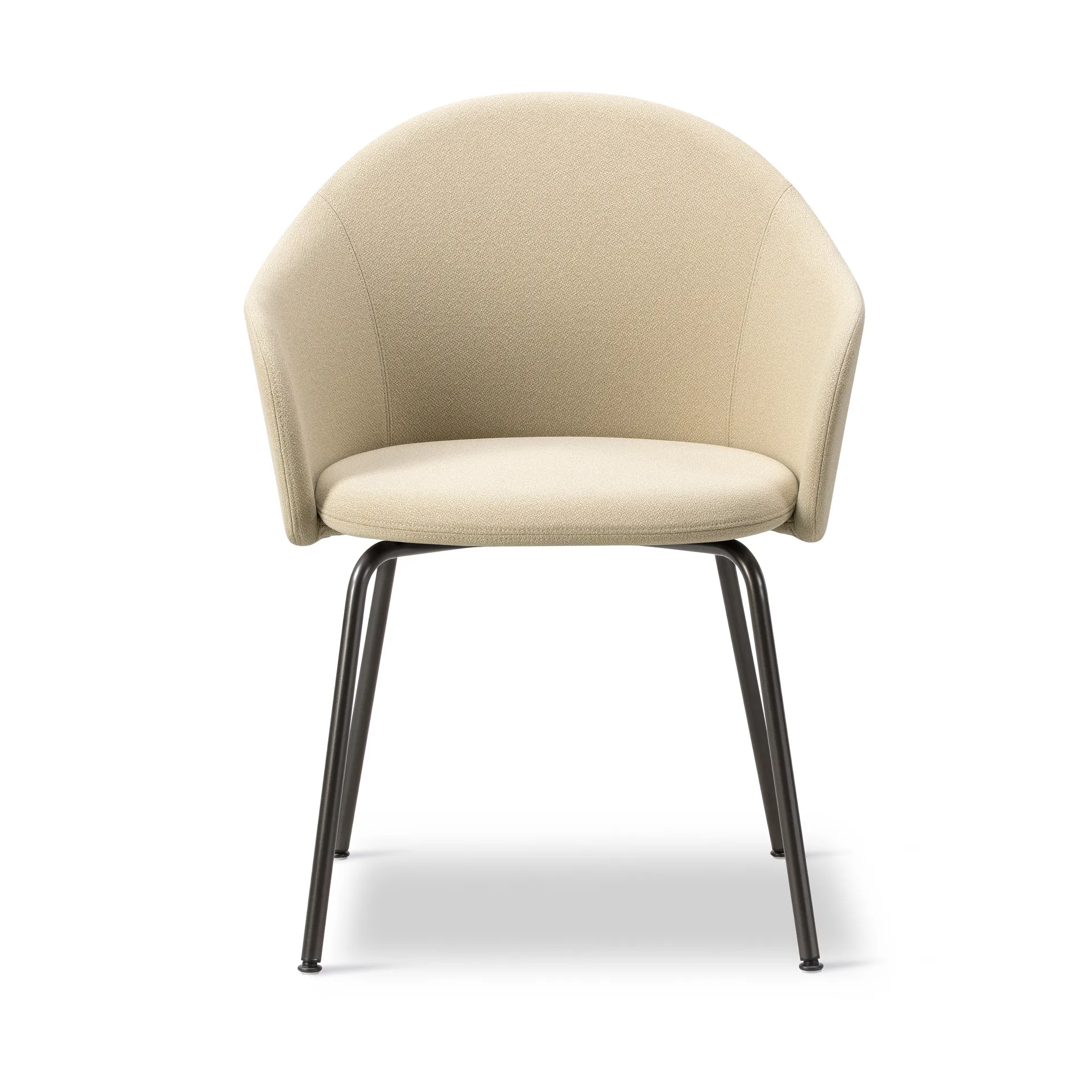 Gomo Armchair πολυθρόνα tube base, Mylla 221-γκρι πέτρα Fredericia Furniture