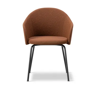 Gomo Armchair πολυθρόνα tube base - Myr 362-μαύρο - Fredericia Furniture