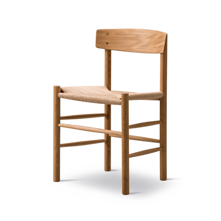 J39 καρέκλα, Λαδωμένη δρυς-πλεκτό φυσικό Fredericia Furniture