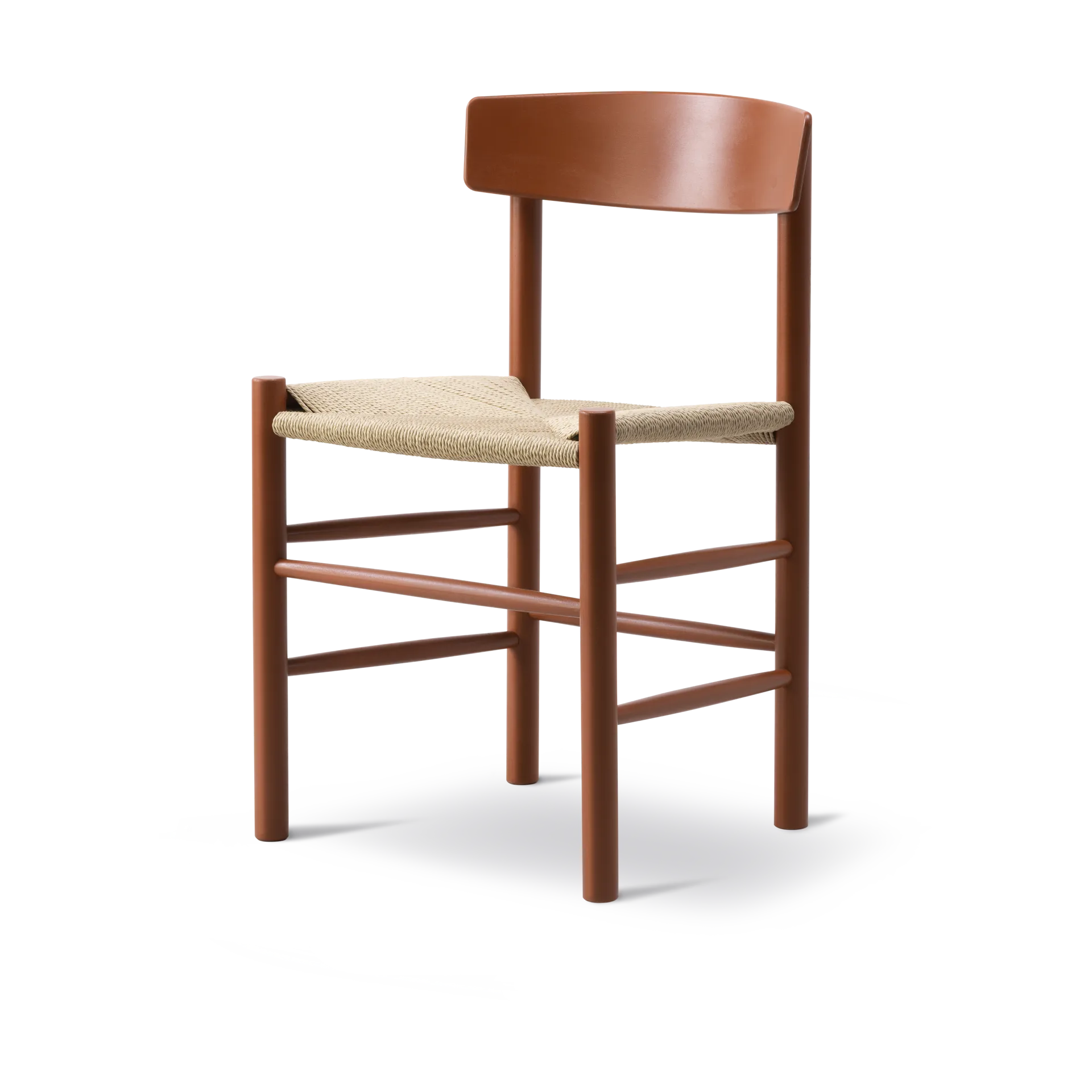 J39 καρέκλα, Heritage red-πλέξη φυσική Fredericia Furniture