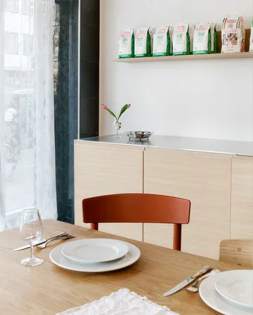 J39 καρέκλα - Heritage red-πλέξη φυσική - Fredericia Furniture