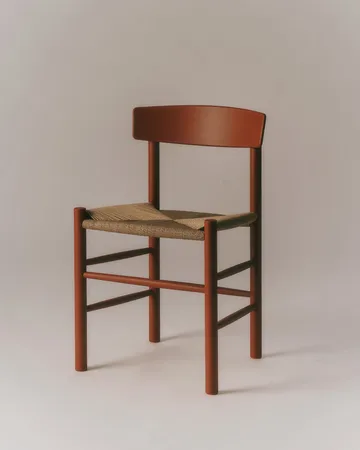 J39 καρέκλα - Heritage red-πλέξη φυσική - Fredericia Furniture