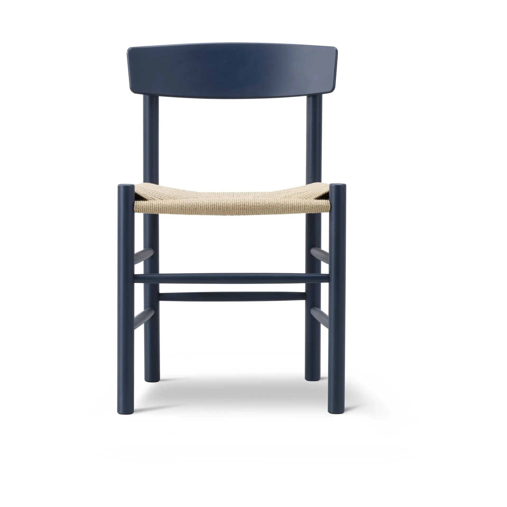 J39 καρέκλα, Indigo blue-πλέξη φυσική Fredericia Furniture