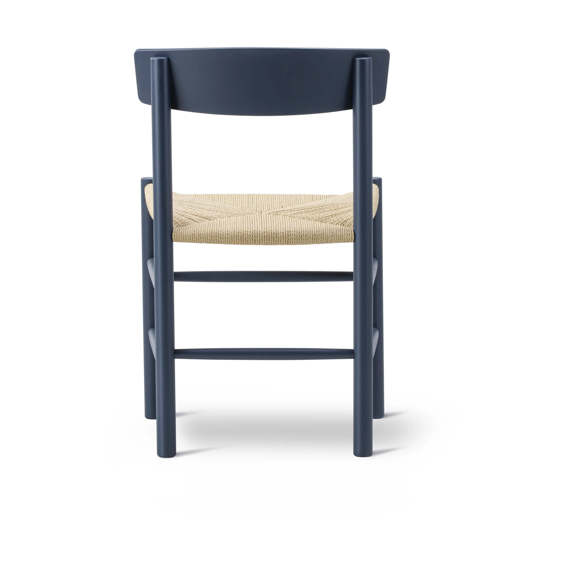 J39 καρέκλα, Indigo blue-πλέξη φυσική Fredericia Furniture