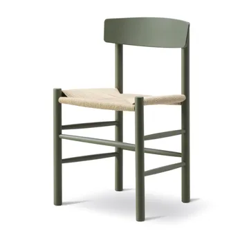 J39 καρέκλα - Khaki green-πλέξη φυσική - Fredericia Furniture