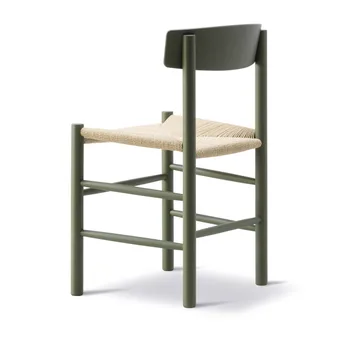 J39 καρέκλα - Khaki green-πλέξη φυσική - Fredericia Furniture