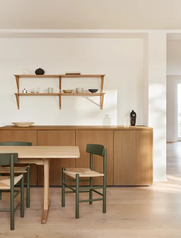 J39 καρέκλα - Khaki green-πλέξη φυσική - Fredericia Furniture