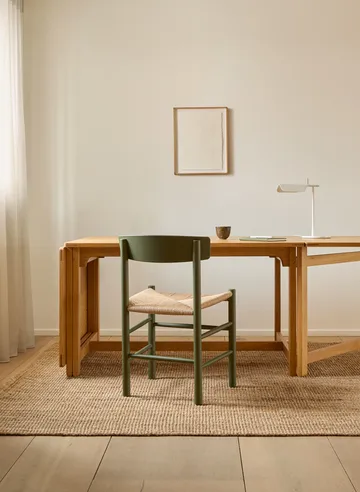 J39 καρέκλα - Khaki green-πλέξη φυσική - Fredericia Furniture