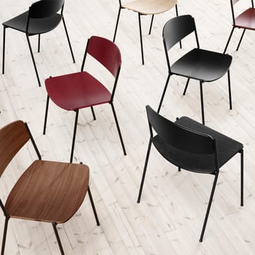 Lynderup 3080 καρέκλα - Μαύρη οξιά-μαύρη μεταλλική βάση - Fredericia Furniture