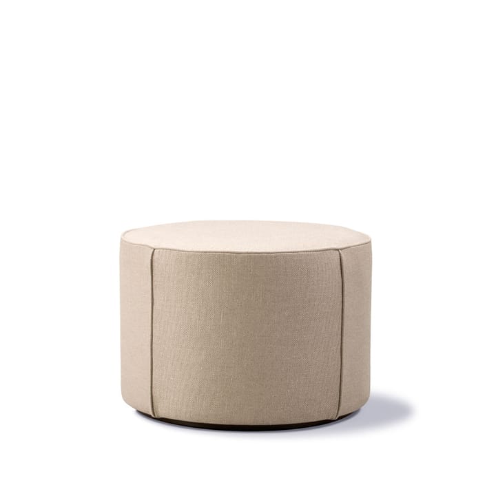 Mono sittpuff - Grand linen μπεζ-Ø55 εκ. - Fredericia Furniture