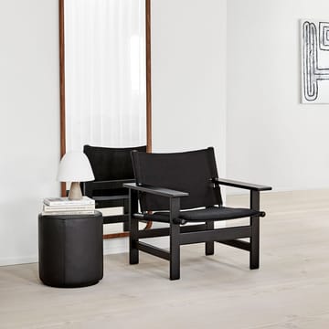 Mono sittpuff - Δέρμα omni 307 κονιάκ-Ø55 εκ. - Fredericia Furniture