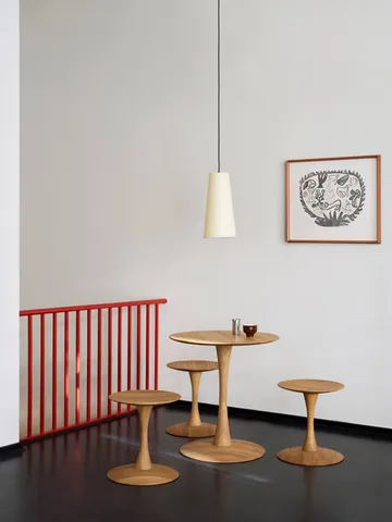 ND107 Trisse τραπέζι φαγητού - Λαδωμένη δρυς, Ø75x73 εκ. - Fredericia Furniture