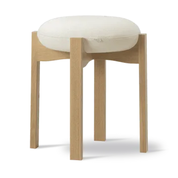 Pioneer σκαμπό χαμηλό - Vidar 0106-λουστραρισμένος δρυς - Fredericia Furniture