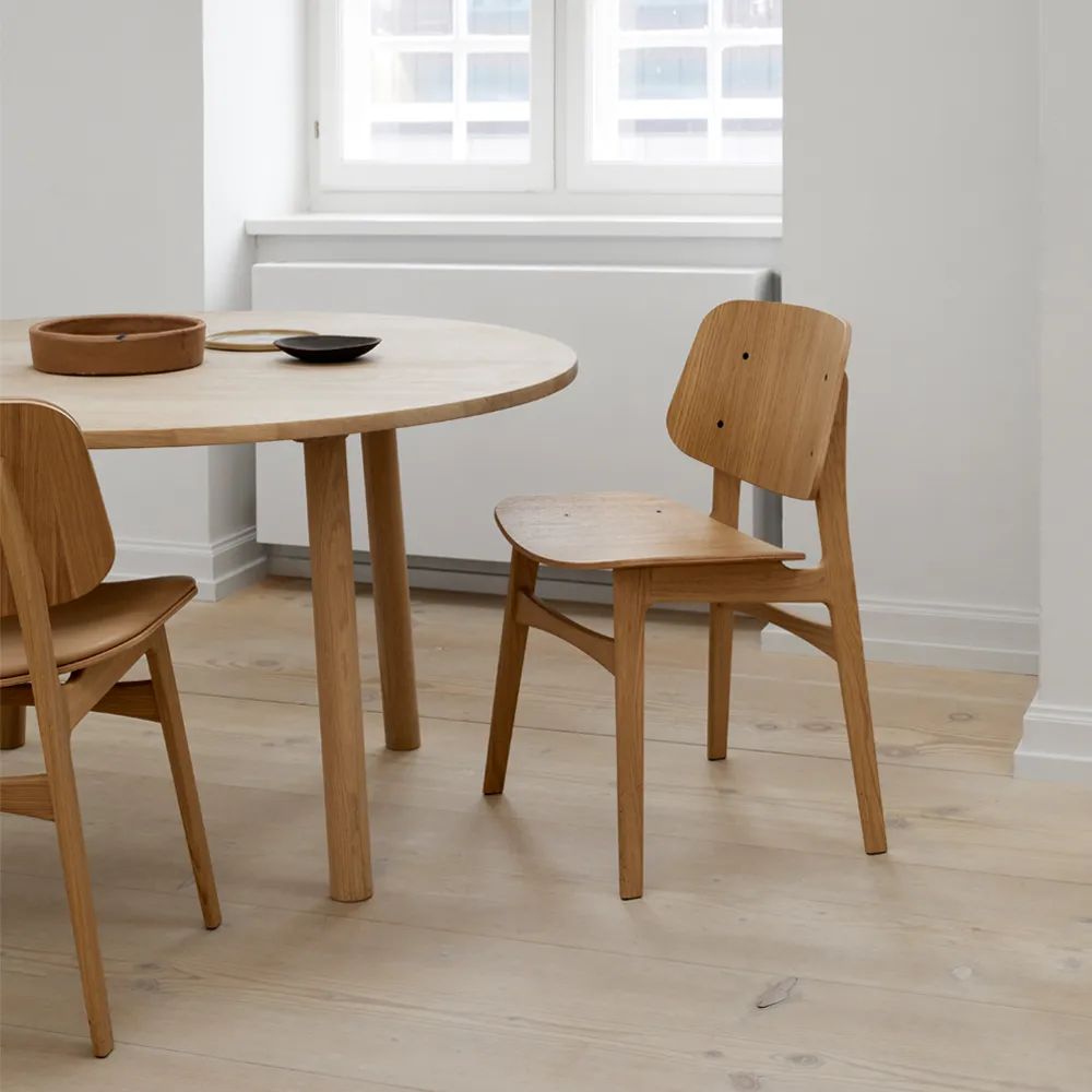 Søborg wood καρέκλα, Λουστραρισμένη δρυς Fredericia Furniture