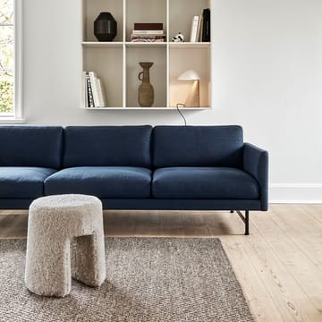 Sequoia σκαμπό - Δέρμα προβάτου moonlight - Fredericia Furniture