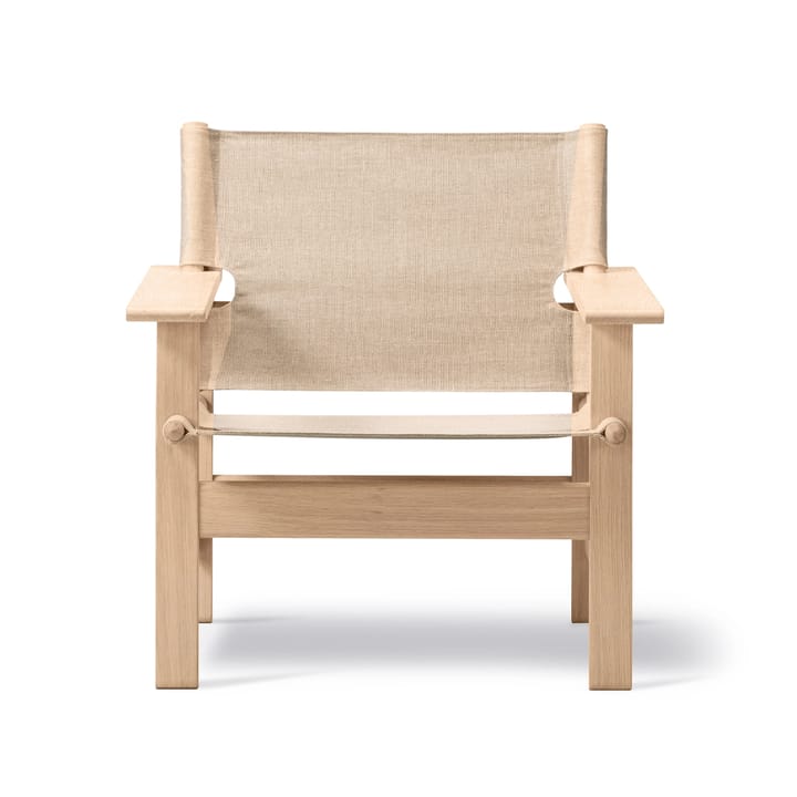 The Canvas Chair πολυθρόνα - Canvas φυσικό-σαπουνισμένη δρύινη βάση - Fredericia Furniture