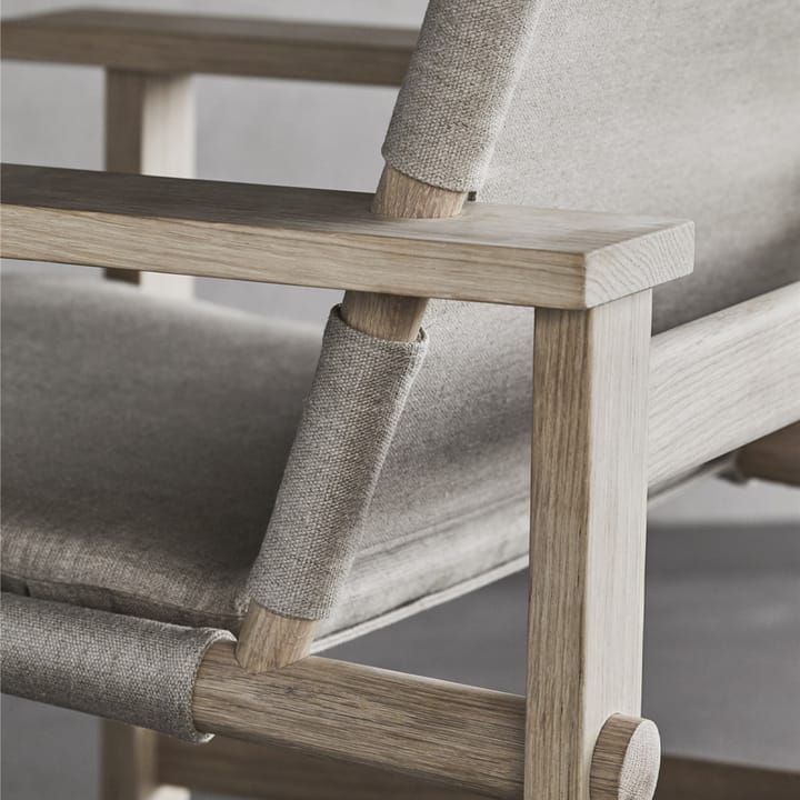 The Canvas Chair πολυθρόνα, Canvas φυσικό-ανοιχτό λαδωμένη δρύινη βάση, συμπ. canvas μαξιλάρι Fredericia Furniture