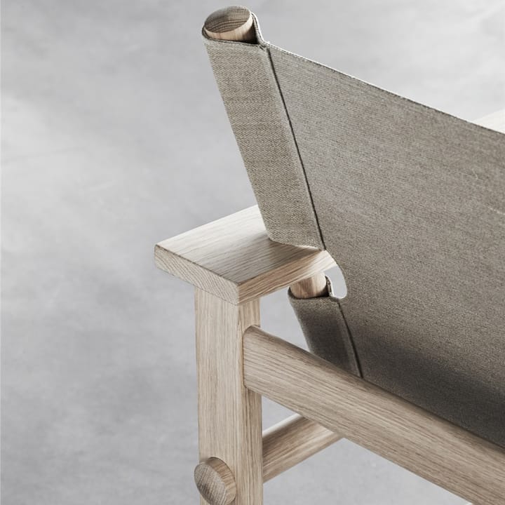 The Canvas Chair πολυθρόνα, Canvas φυσικό-ανοιχτό λαδωμένη δρύινη βάση, συμπ. canvas μαξιλάρι Fredericia Furniture